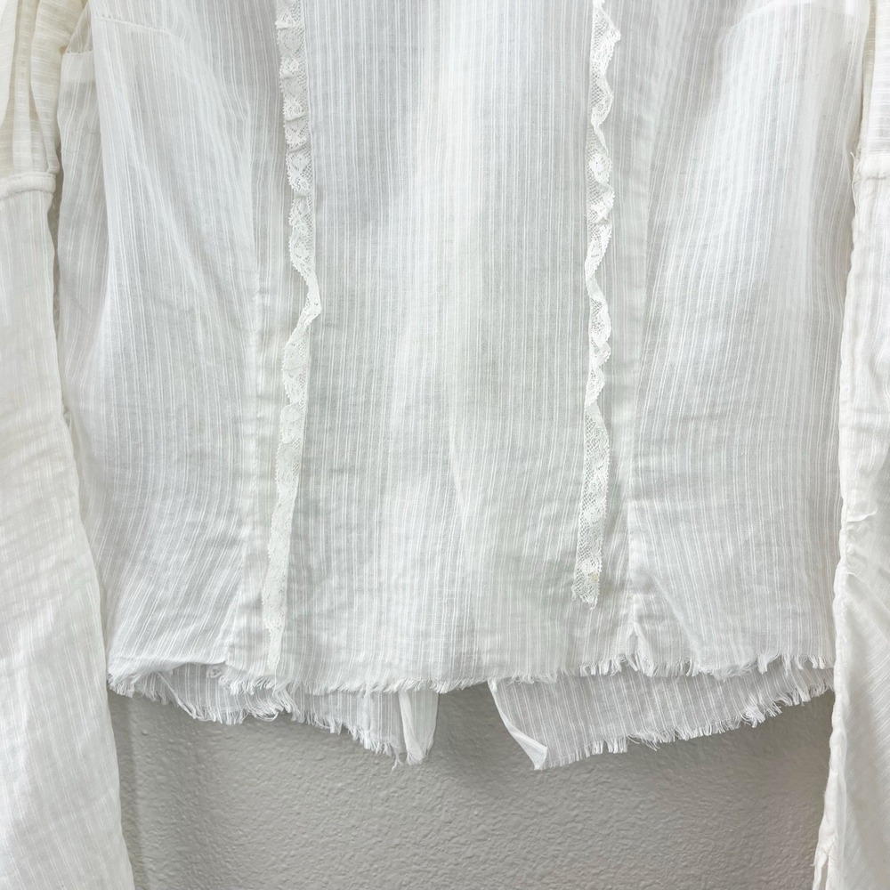 Edwardian Cotton Lace Blouse Handmade - Picture 5 of 16